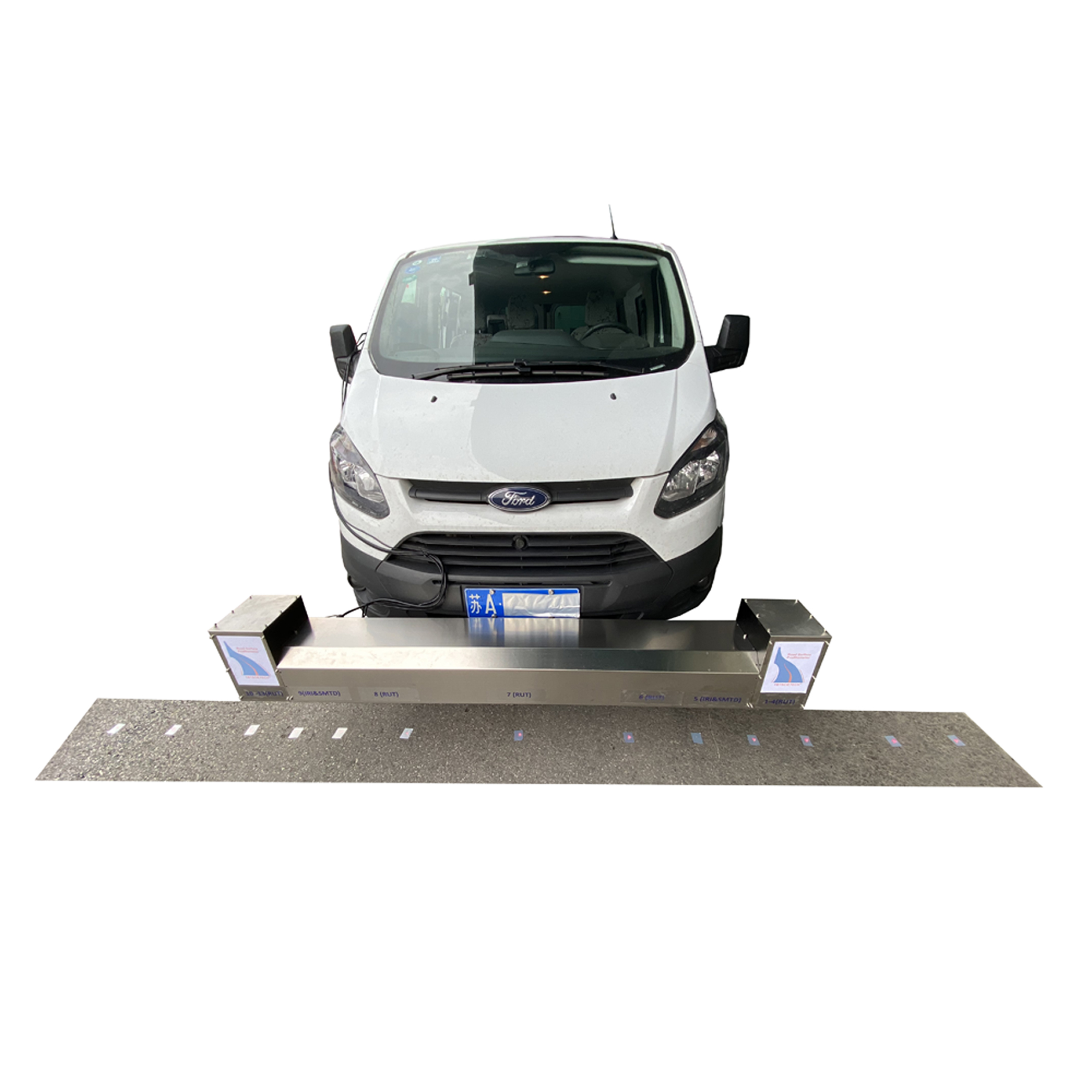 Surveillance du test fonctionnel du Road Surface Profiler sur la chaussée